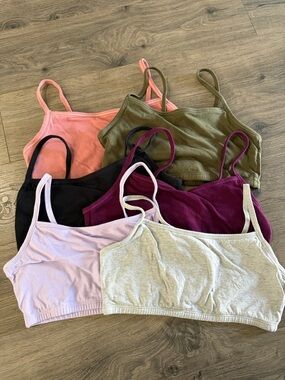 Everyday Cotton-Blend Bralette Pack - Multiple Colors